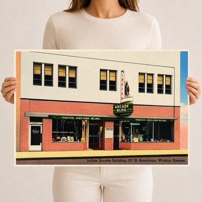 Wichita, KS: Indian Arcade Building, 217 N. Broadway
