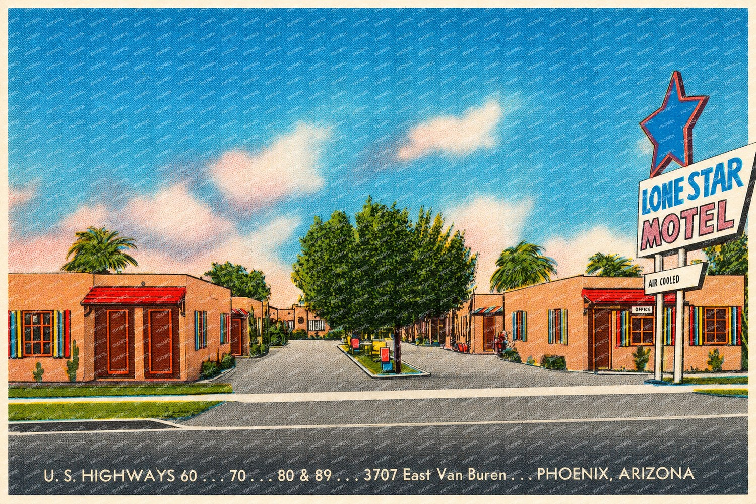 Phoenix, AZ: Lone Star Motel, U.S. highways 60, 70, 80 & 89, 3707 East Van Buren