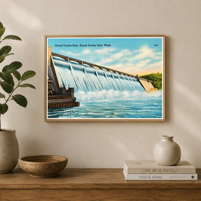 Grand Coulee Dam, WA: Historic View