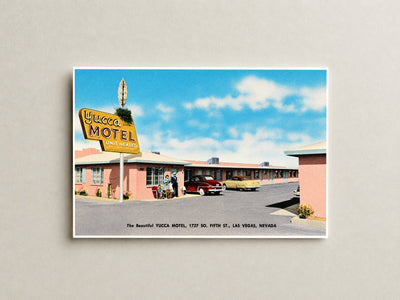 Las Vegas, NV: The beautiful Yucca Motel, 1727 So. Fifth St.