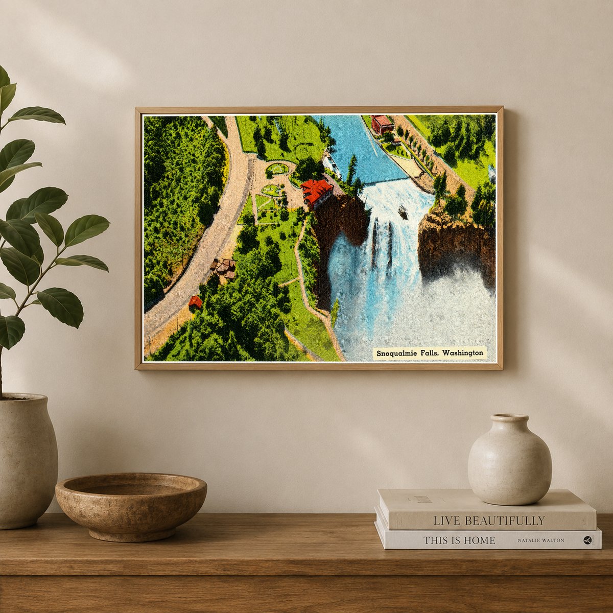 Snoqualmie Falls, WA: Historic View