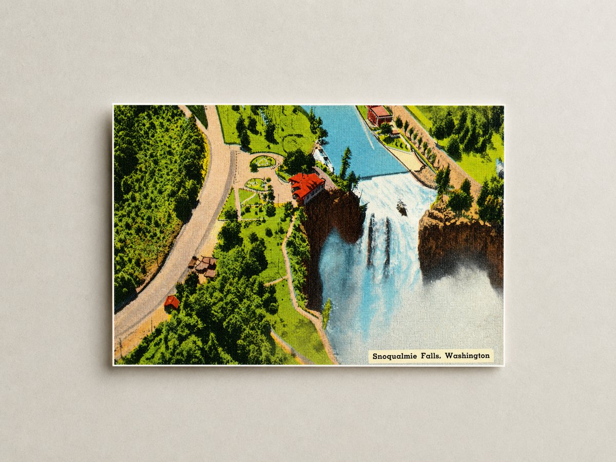 Snoqualmie Falls, WA: Historic View