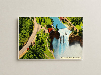 Snoqualmie Falls, WA: Historic View
