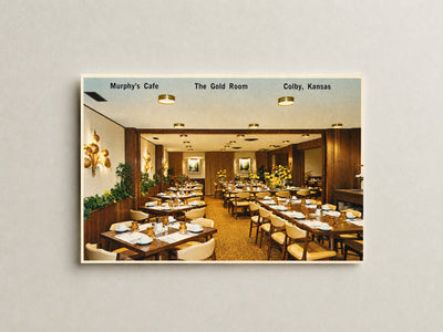 Colby, KS: Murphy's Cafe, the Gold Room