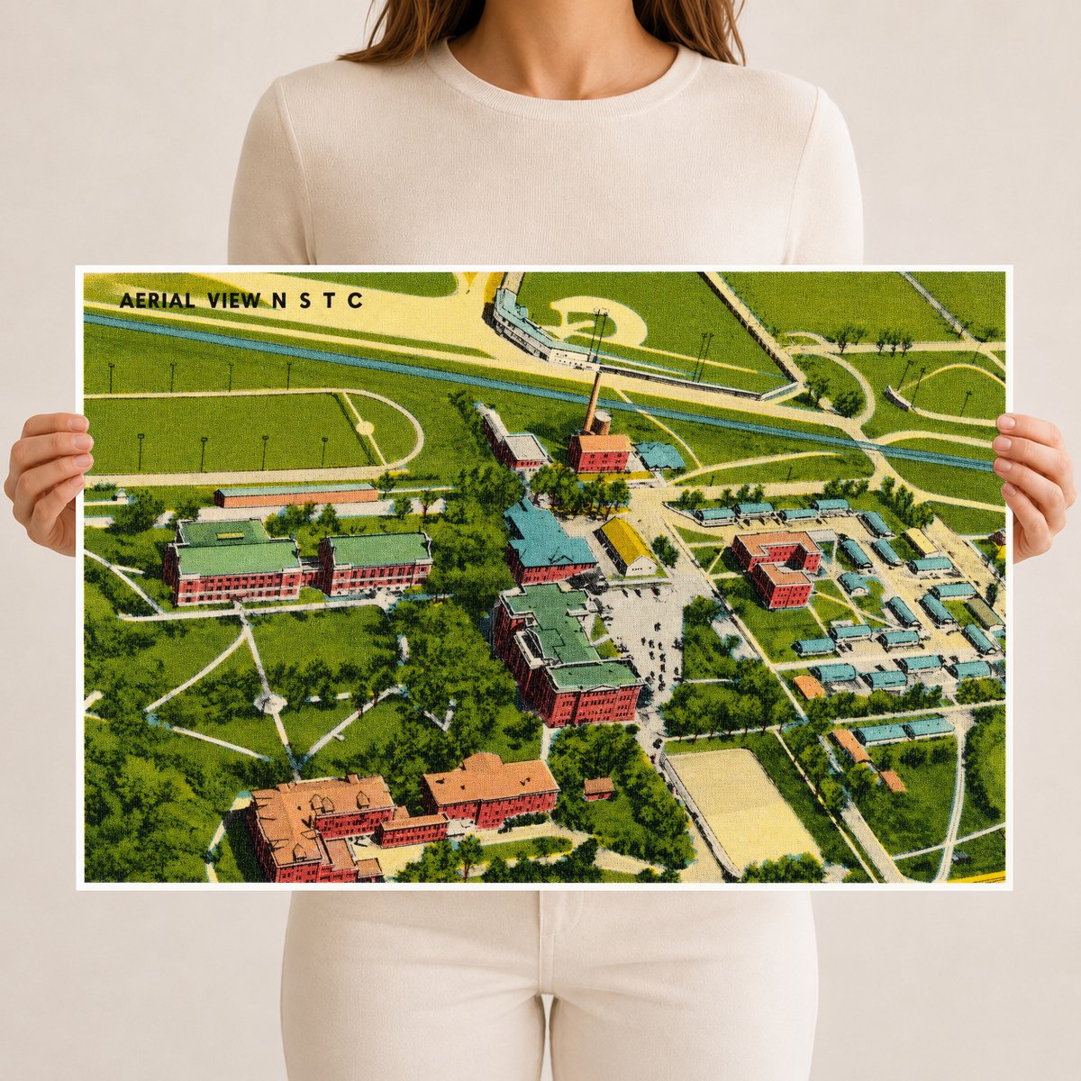 Aberdeen, SD: Aerial view N. S. T. C.