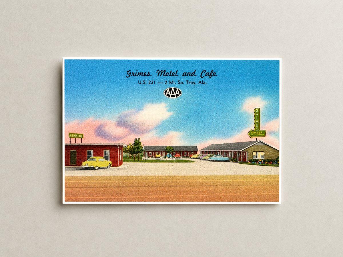 Troy, AL: Grimes Motel and Café