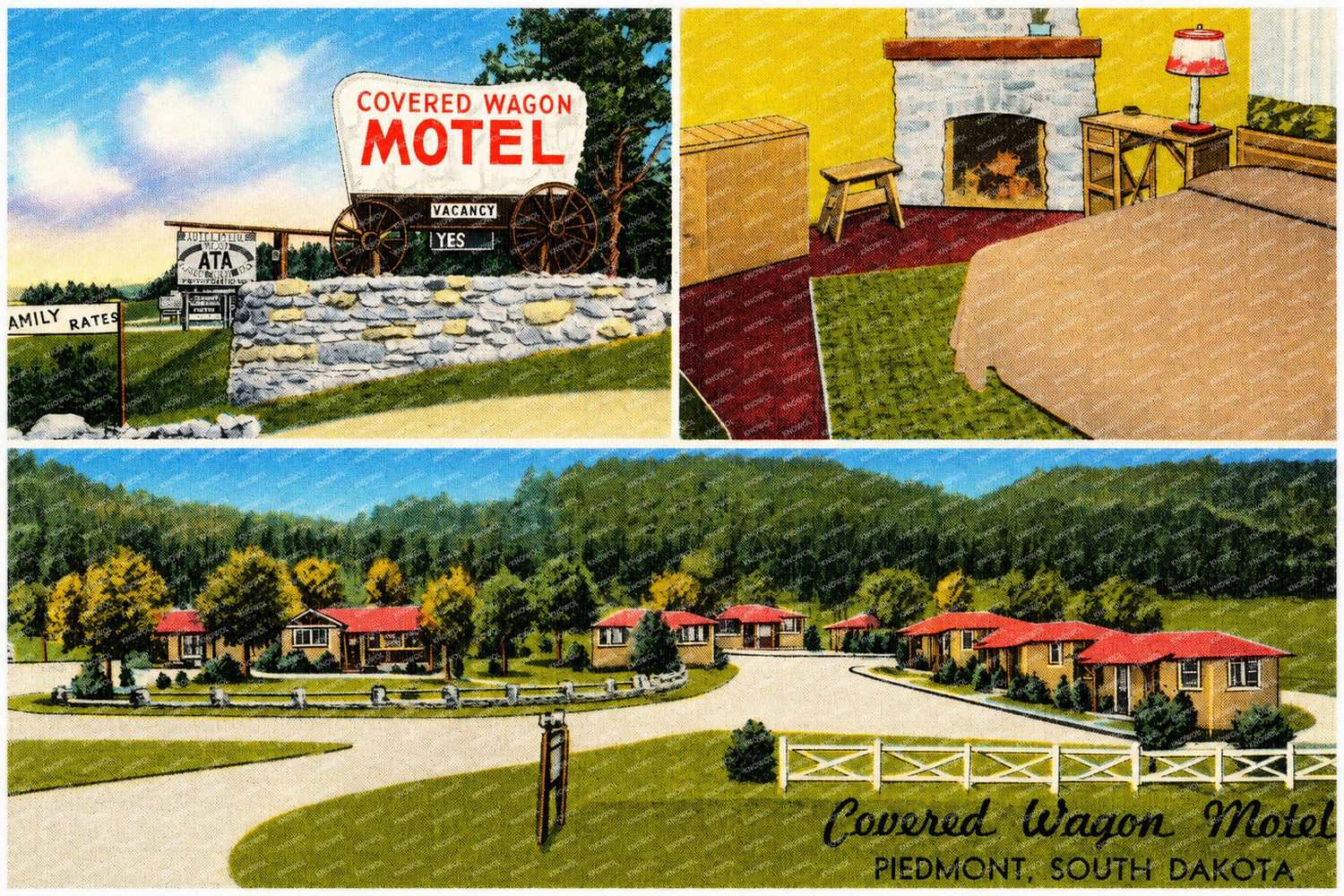Piedmont, SD: Covered Wagon Motel