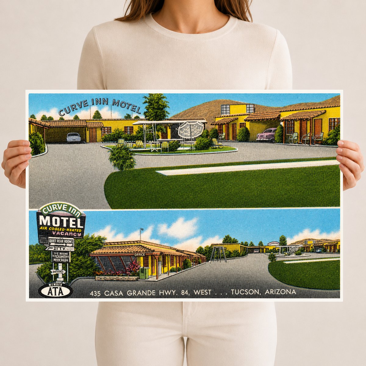Tucson, AZ: Curve Inn Motel, 435 Casa Grande hwy. 84 west