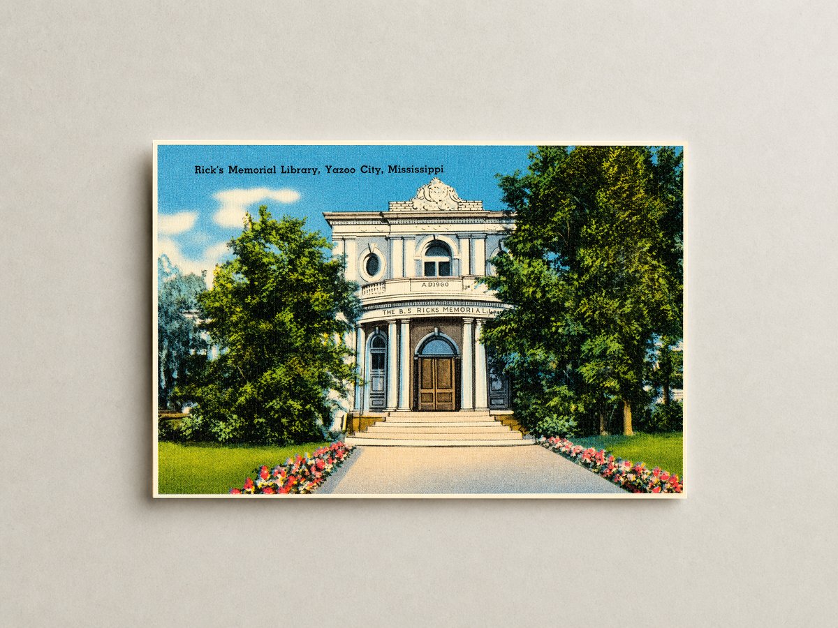 Yazoo City, MS: Rick's Memorial Library