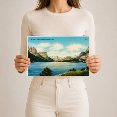 Canada, MT: St. Mary Lake, Glacier National Park