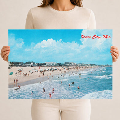 Ocean City, MD — Vintage Maryland Postcard