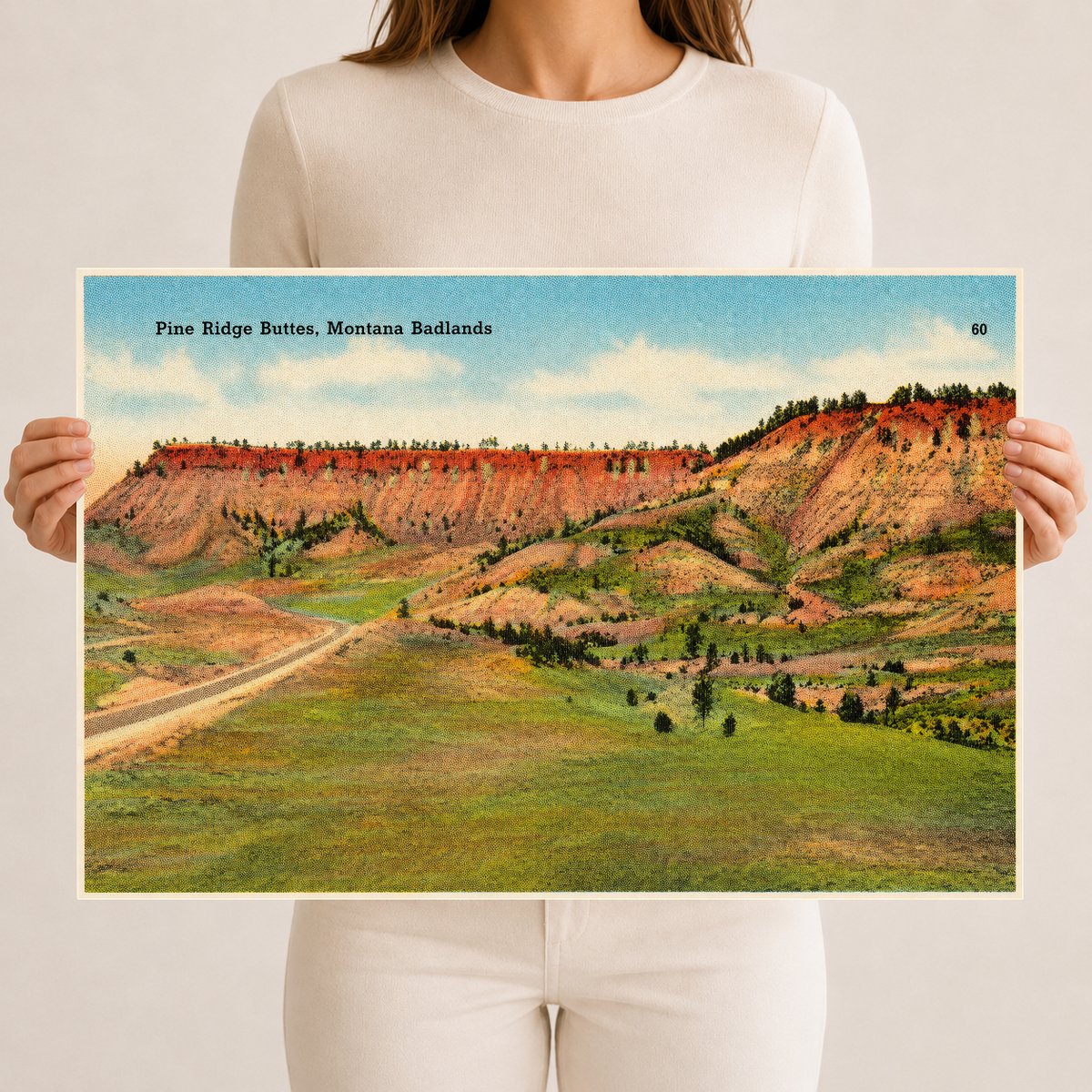 Pine Ridge, MT: Pine Ridge Buttes, Montana Badlands