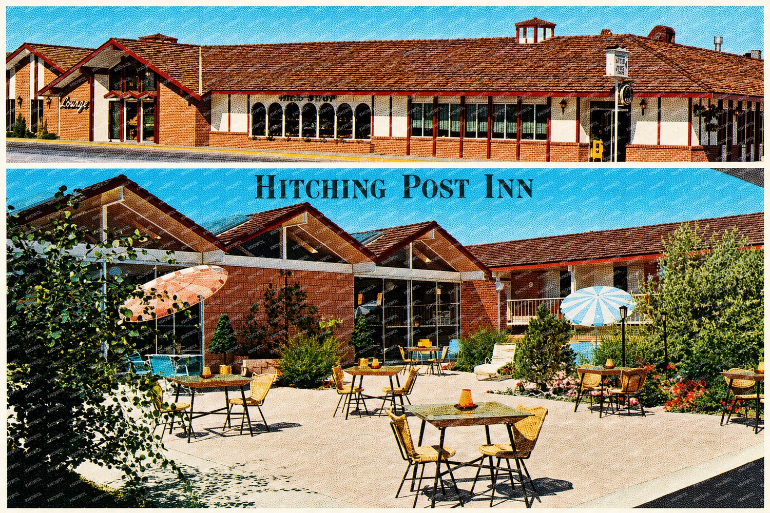 Cheyenne, WY: Hitching Post Inn, motor hotel and restaurant, 1600 West Lincolnway, Cheyenne, Wyoming 82001