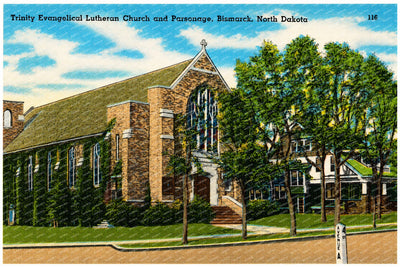 Bismarck, ND: Trinity Evangelical Lutheran Church and Parsonage
