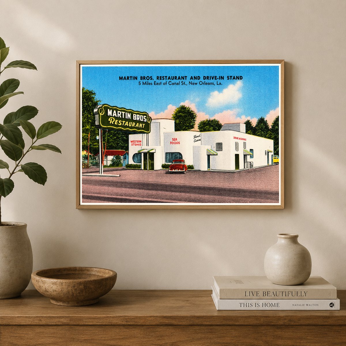 New Orleans, LA: Martin Bros. Restaurant and Drive-In Stand, 5 miles east of Canal St.