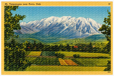 Timpanogos, Mount, UT: Mt. Timpanogos, near Provo