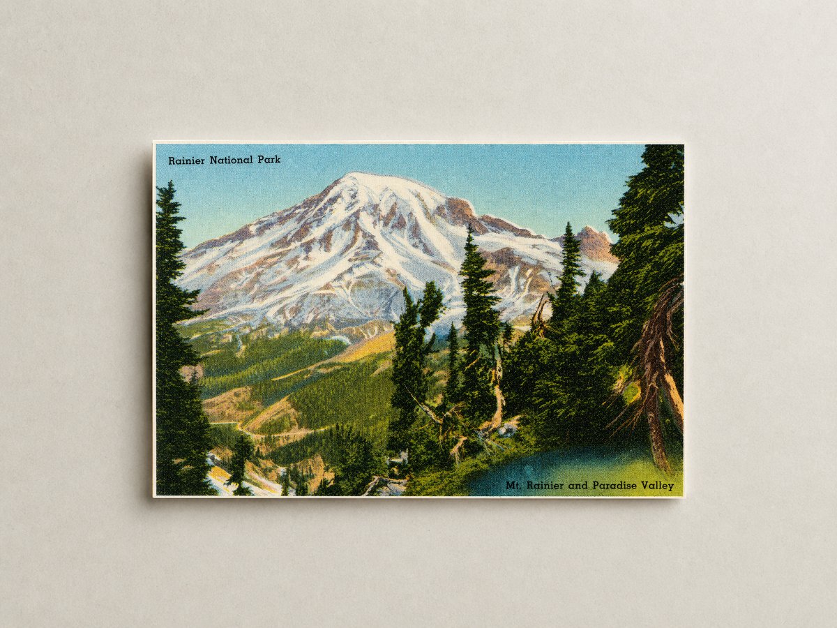Mount Rainier National Park, WA: Rainier National Park, Mt. Rainier and Paradise Valley