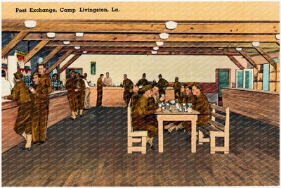 Pineville, LA: Post Exchange, Camp Livingston