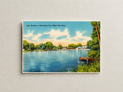 Miles City, MT: Lake Scanlan or swimming pool