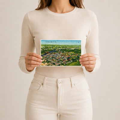 Minot, ND: Air view of Minot