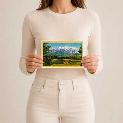 Timpanogos, Mount, UT: Mt. Timpanogos, near Provo