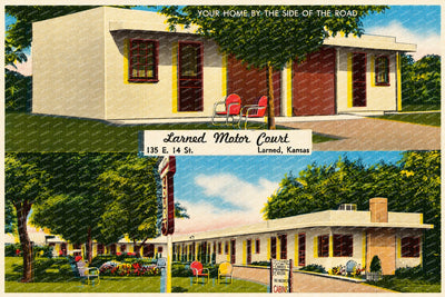Larned, KS: Larned Motor Court, 135 E. 14th St.
