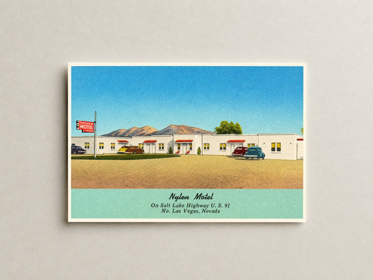 North Las Vegas, NV: Nylen Motel, on Salt Lake Highway U.S. 91, No. Las Vegas