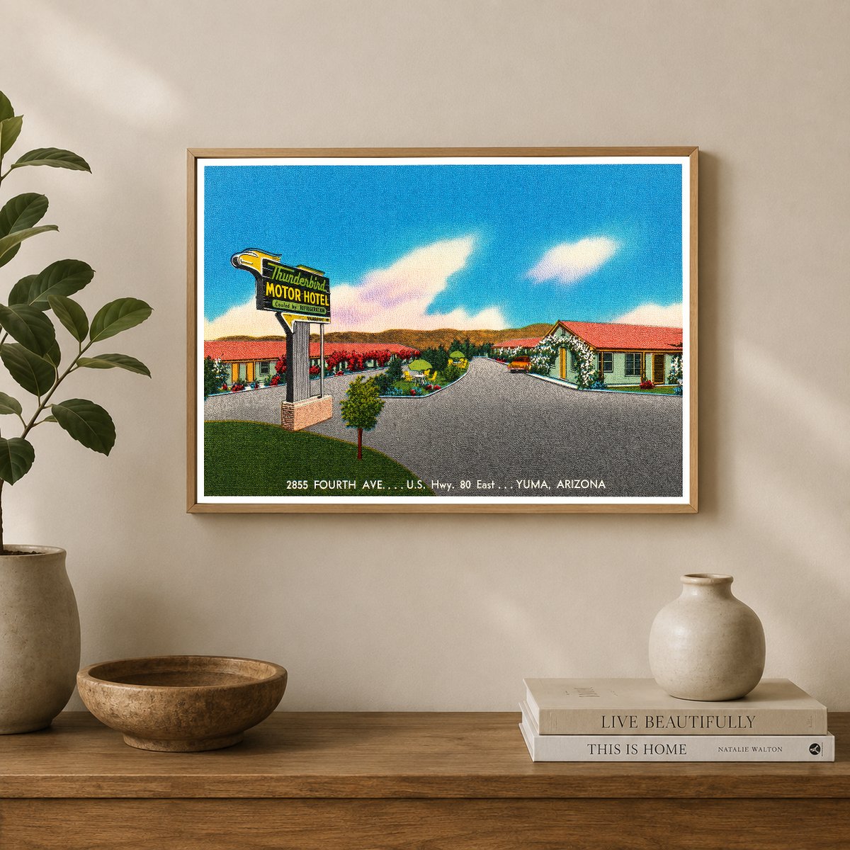 Yuma, AZ: Thunderbird Motor Hotel, 2855 Fourth Ave, U.S. hwy. 80 east