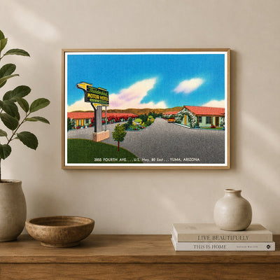 Yuma, AZ: Thunderbird Motor Hotel, 2855 Fourth Ave, U.S. hwy. 80 east