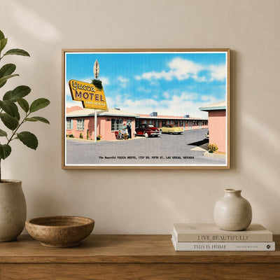 Las Vegas, NV: The beautiful Yucca Motel, 1727 So. Fifth St.