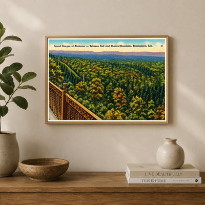 Birmingham, AL: Grand Canyon of Alabama, between Red and Shades Mountains