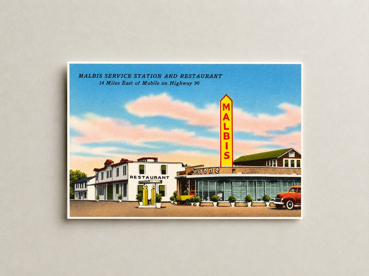 Mobile, AL: Malbis Service Station and Restaurant