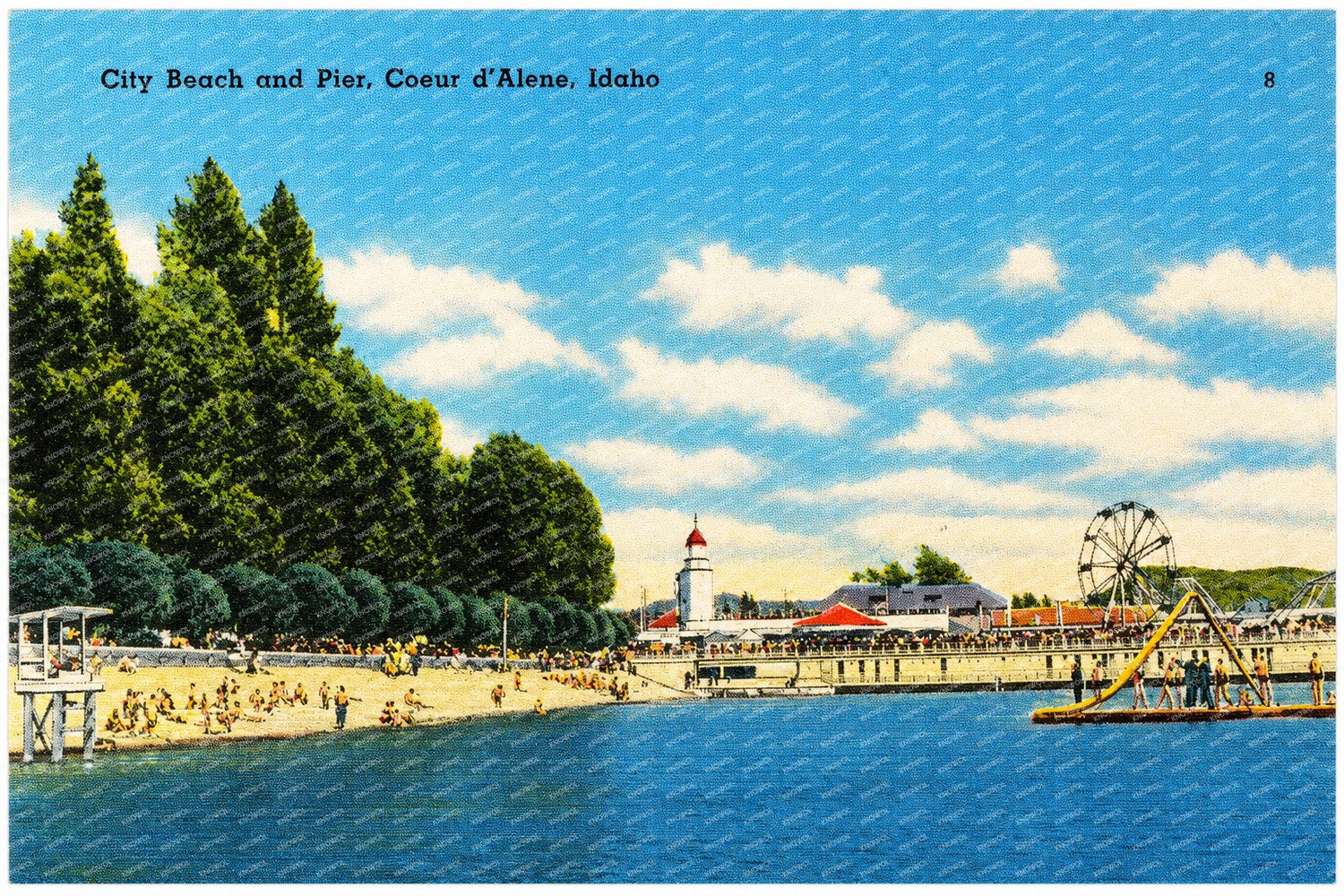 Coeur d'Alene, ID: City beach and pier
