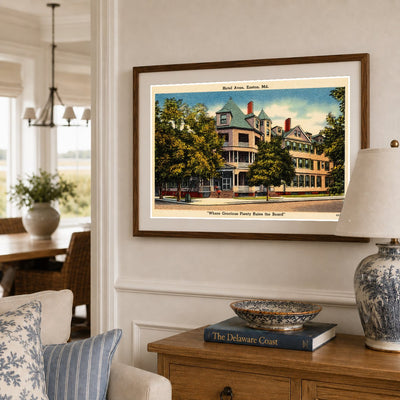 Hotel Avon, Easton, MD, "Where Gracious Plenty Rules the Board" — Vintage Maryland Postcard