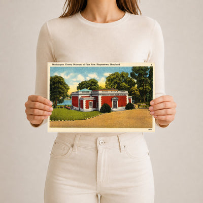 Washington County Museum of Fine Arts, Hagerstown, Maryland — Vintage Maryland Postcard