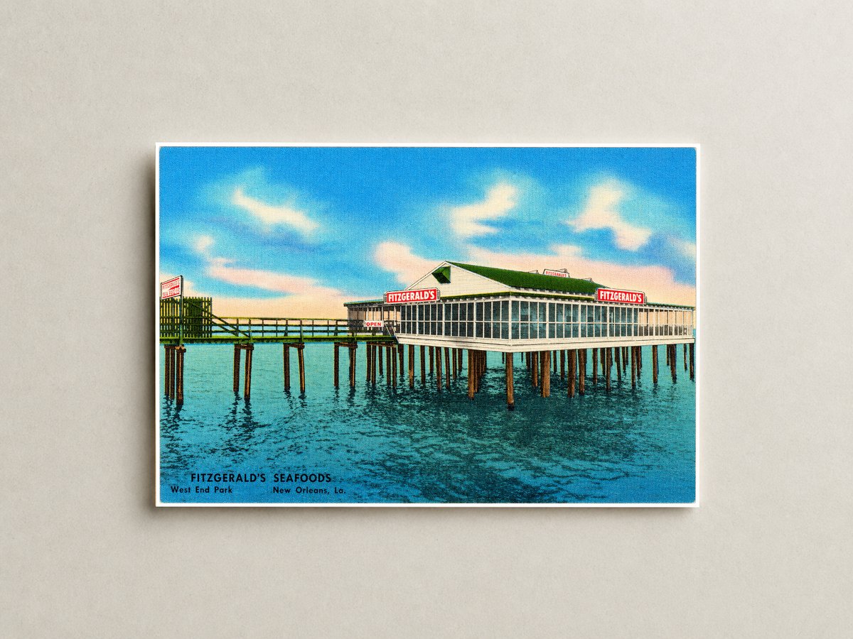 New Orleans, LA: Fitzgerald's Seafoods, West End Park