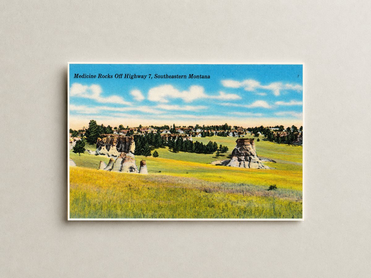 MT: Medicine Rocks off Highway 7, Southeastern Montana