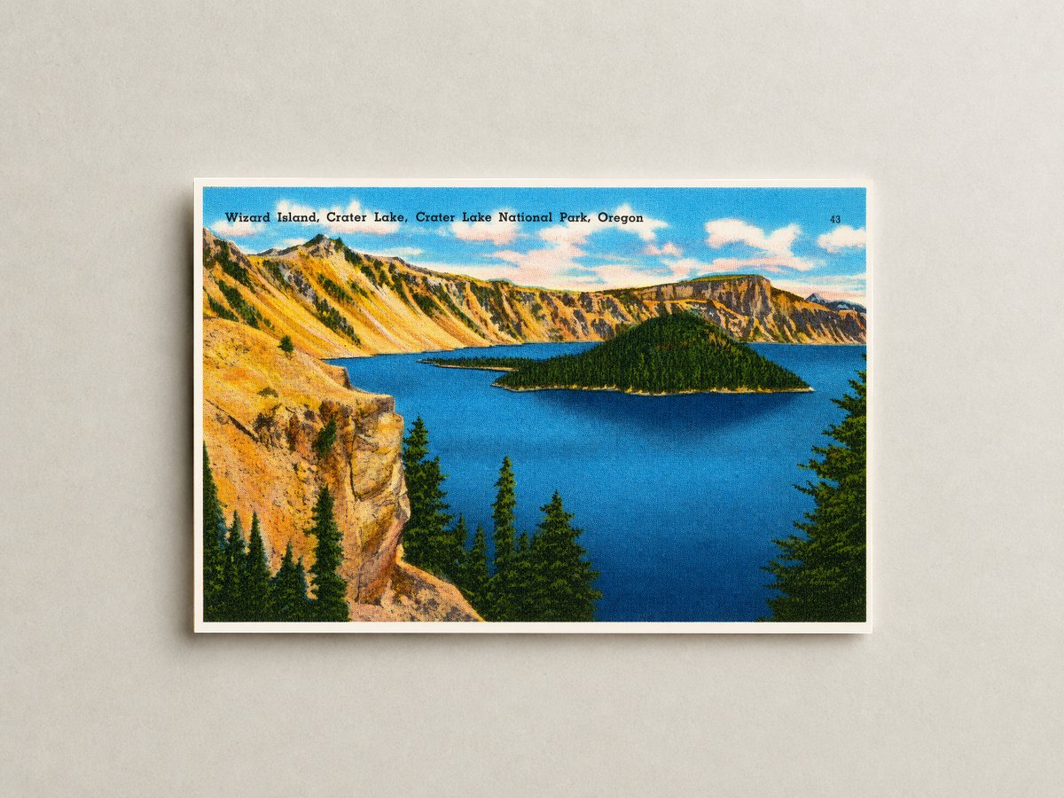 Wizard Island, OR: Wizard Island, Crater Lake, Crater Lake National Park