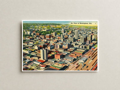 Birmingham, AL: Air view of Birmingham