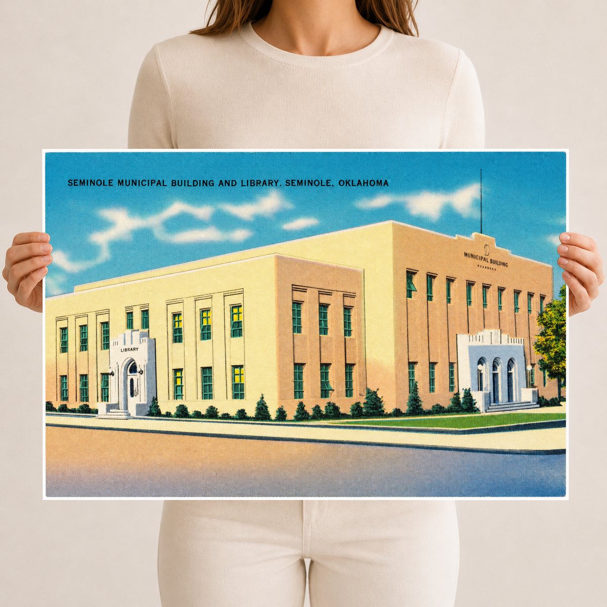 Seminole, OK: Seminole Municipal Building and Library