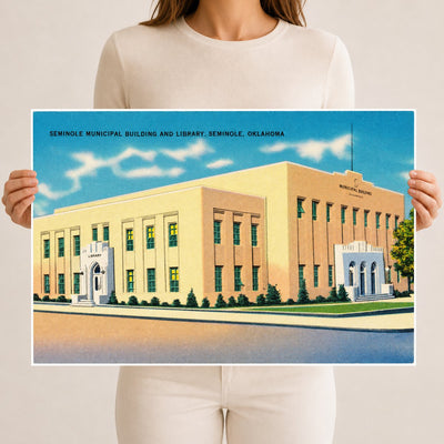 Seminole, OK: Seminole Municipal Building and Library