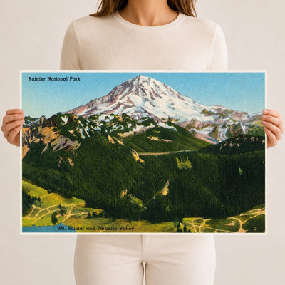 Mount Rainier National Park, WA: Rainier National Park, Mt. Rainier and Paradise Valley