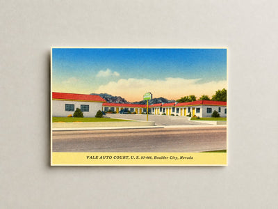 Boulder City, NV: Vale Auto Court, U.S. 93 - 466