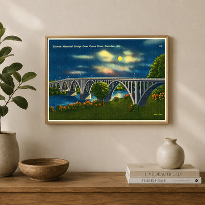 Gadsden, AL: Etowah memorial bridge over Coosa River