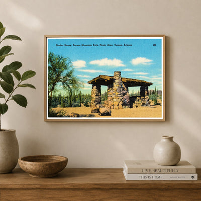 Tucson, AZ: Shelter house, Tucson Mountain Park, picnic area