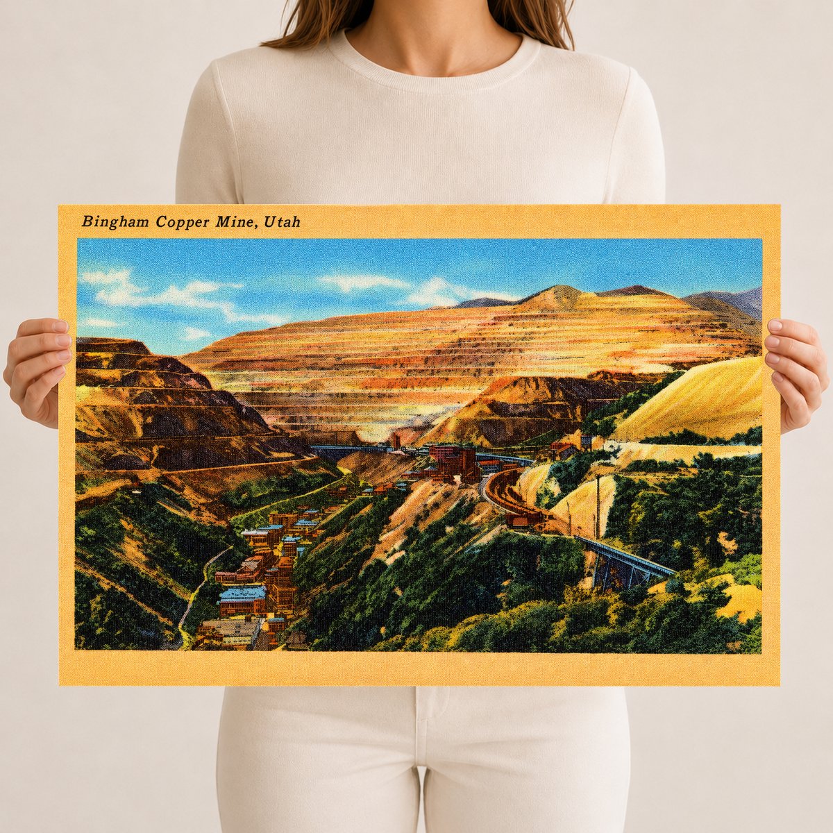 Bingham Copper Mine, UT: Historic View