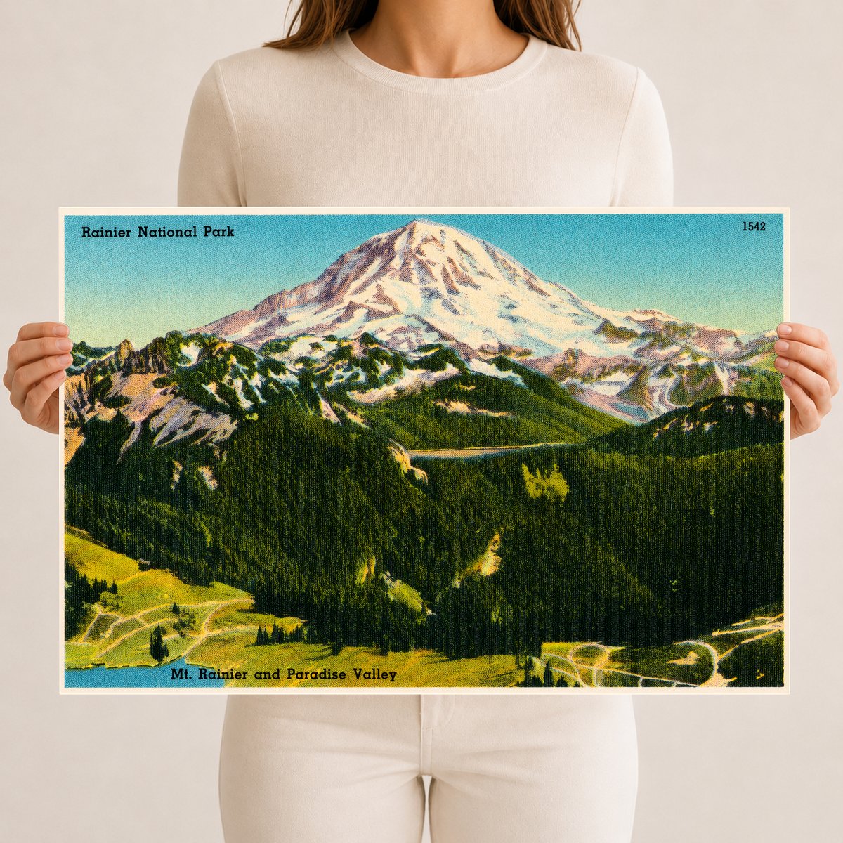 Mount Rainier National Park, WA: Rainier National Park, Mt. Rainier and Paradise Valley