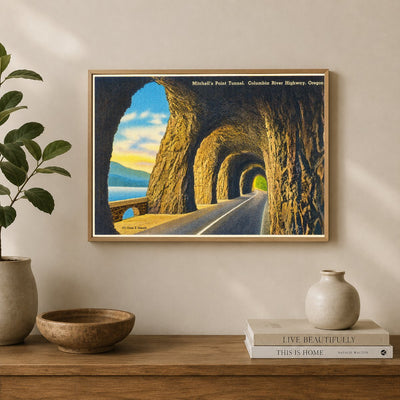 OR: Mitchell's Point Tunnel, Columbia River Highway