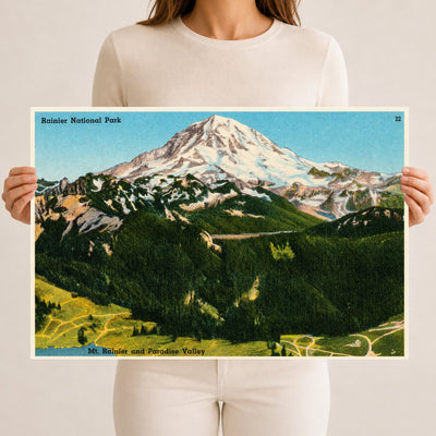 Mount Rainier National Park, WA: Rainier National Park, Mt. Rainier and Paradise Valley