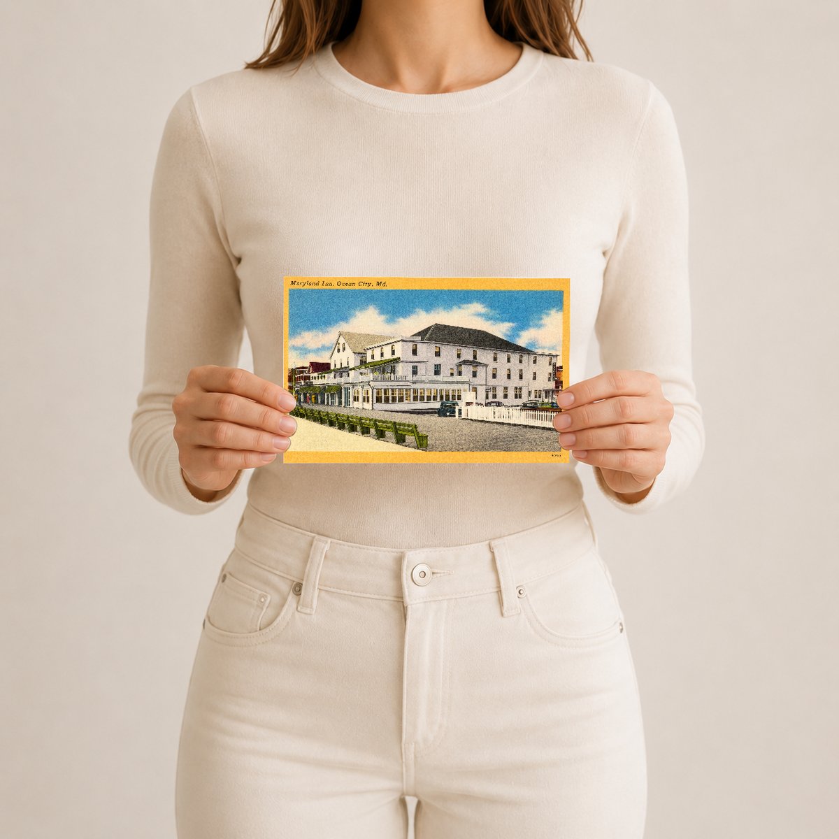Maryland Inn, Ocean City, MD — Vintage Maryland Postcard
